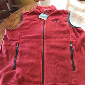Men’s Burnt Rust Fleece Vest